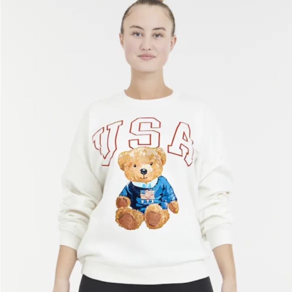NWT- Grayson Threads USA Bear Sweatshirt